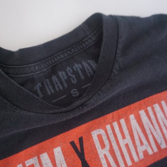 Eminem X Rihanna '14 Monster Tour Black Trapstar 100% Cotton Blend T Shirt S - Picture 9 of 10